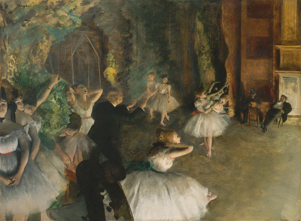 El ensayo del ballet Impresionismo bailarín de ballet Edgar Degas Pintura al óleo